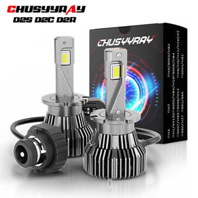 Led Headlight Bulb For Volvo S40 2005 2006 2007 LOW Beam Set of 2 6000K D2S