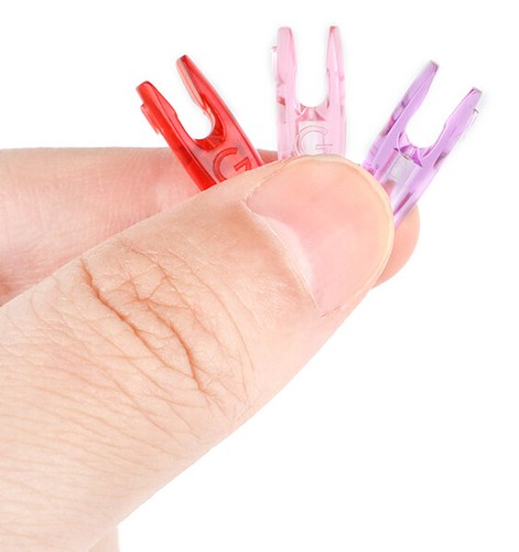 50pcs Arrow Nock Tail Plastic 8mm Adapter Archery Arrow Shaft DIY Hunting Target - Picture 6 of 32