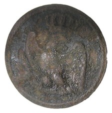 GUARD REGIMENT BUTTON Napoleon France Russie.Guerre de 1812.Large taille