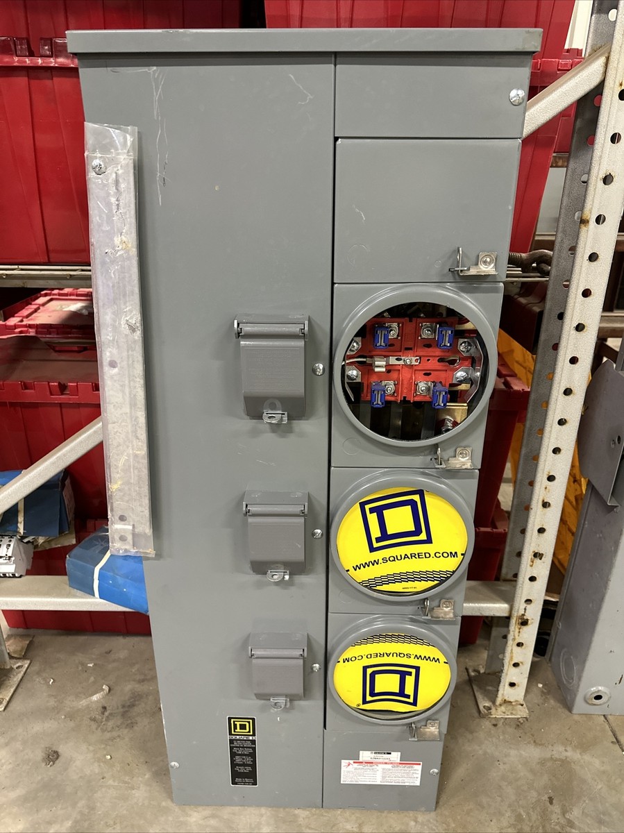 Square D 3 Meter Stack 120/208 EZMR313225X 225 Amp 1200A