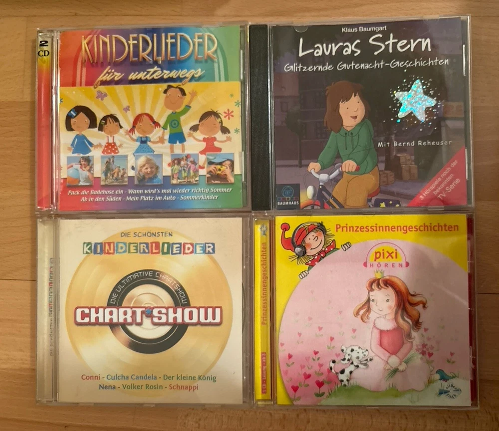 Kinderlieder, Lauras Stern usw. CD 4 Stück