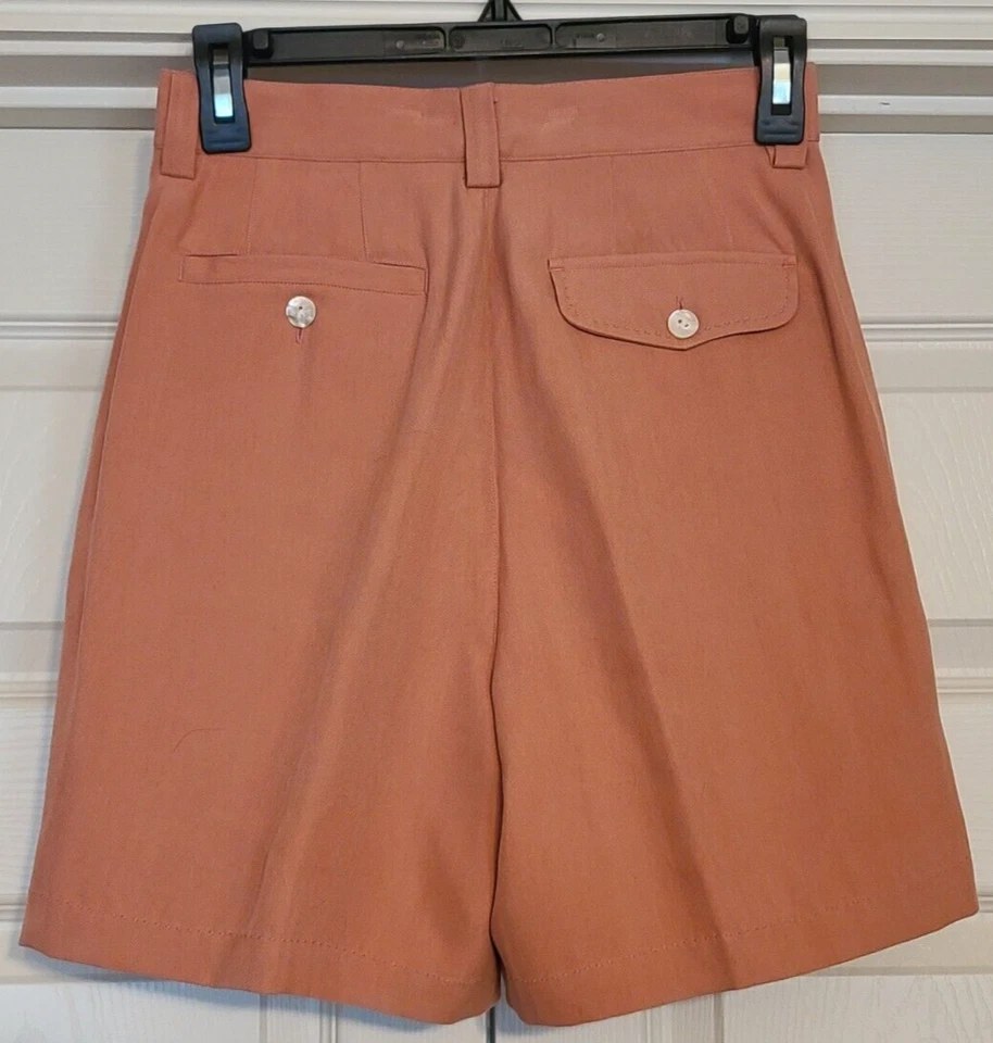 Shorts deck cassino Tommy Bahamas novo com etiquetas cor concha rosa/malva tamanho 2 estilo TW8057 - Imagem 2 de 4