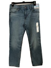 Cat  Jack Boys Jeans Husky slim size 12 super stretch with adjustable waist New