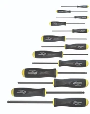 Bondhus 13pc Ball End Hex Screwdriver Set SAE Standard Inch .050 - 3/8 USA 10637