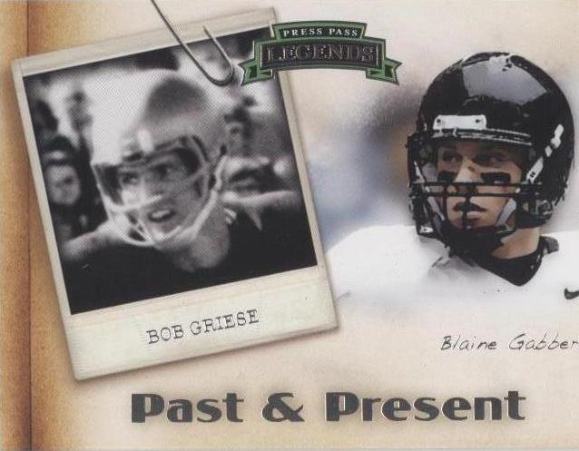 2011 Press Pass Legends Blaine Gabbert Bob Griese #PP-8 - 1 of 2