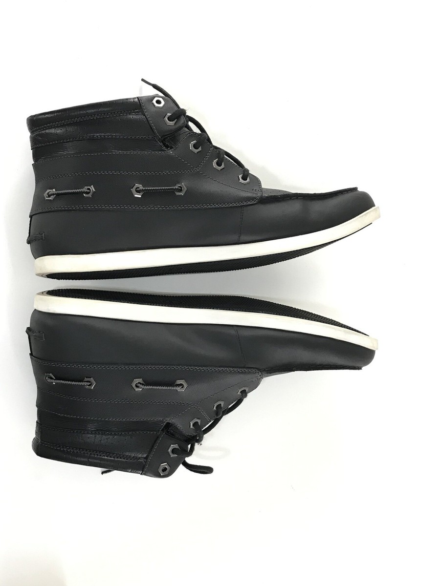 Timberland Men's Outdoor Gear Black High Ankle Boat sneakers
