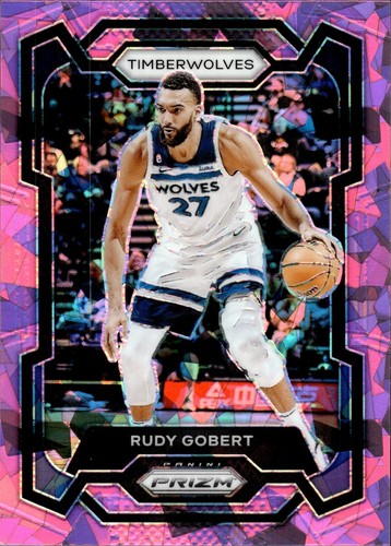 2023-24 Panini Prizm - Rudy Gobert #59 Pink Ice Prizm - Bild 1 von 2