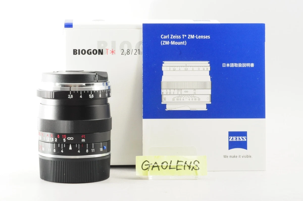 ZEISS Biogon T* 21mm Focal f/2.8 Camera Lenses for sale | eBay