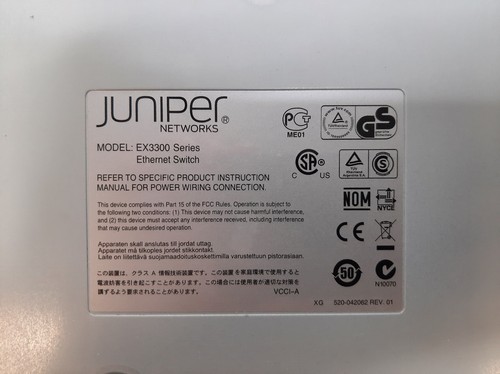 Juniper EX3300 48 Port Gigabit Switch EX3300-48P 750-034250 - Picture 8 of 8