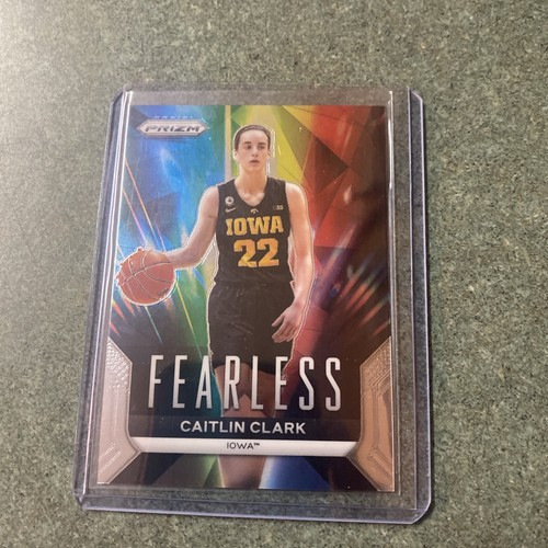 Caitlin Clark 2024 Panini Collection Prizm Fearless #F2.      KR122