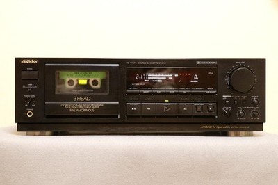 Victor TD-V707 Cassette Deck ThreeHead DualCapstan Amorphous Head