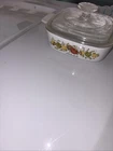 Rare Vintage Pyrex Corning Ware Spice of Life L'Echalote A 1 1/2 B with Lid