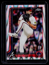 2025 Topps Chrome #46 Spencer Strider Raywave Refractors