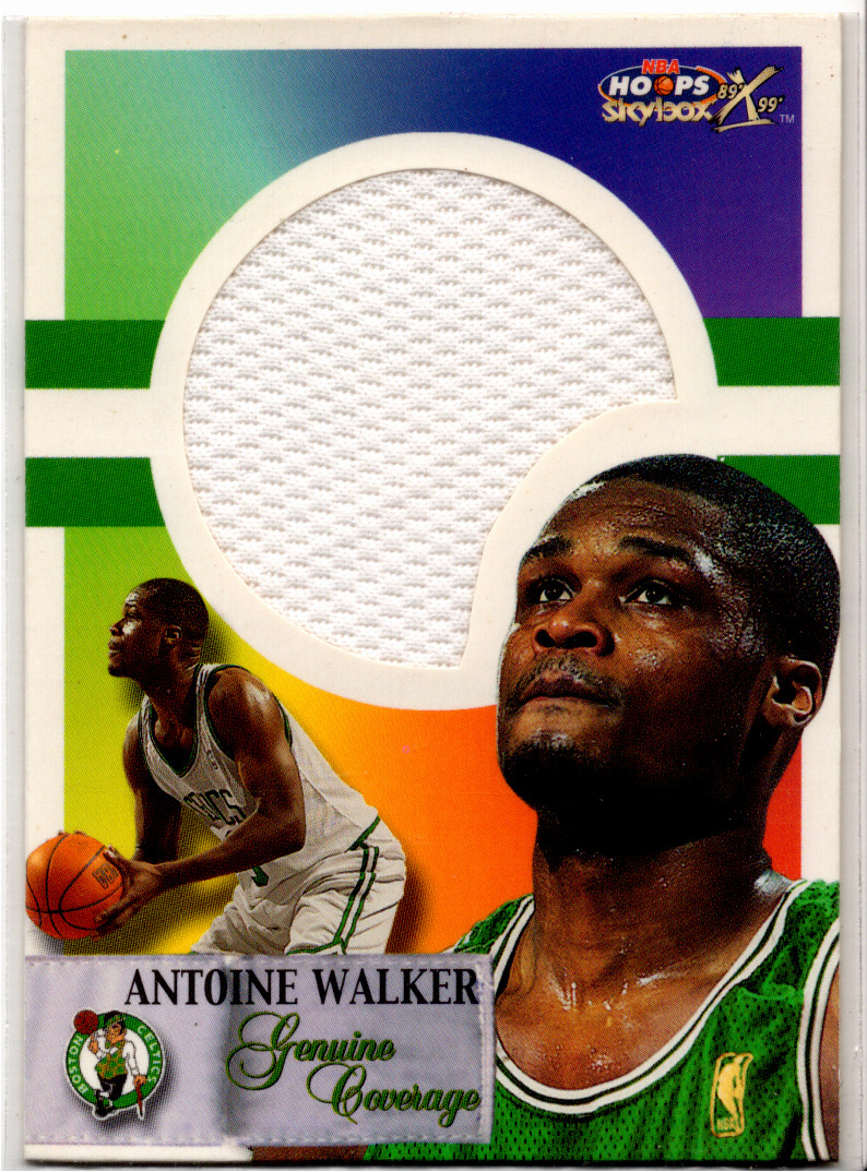 Antoine Walker 1999-00 Skybox NBA Hoops  Genuine Coverage Game Used Jersey
