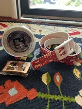 NEW TWO C4 Equestrian Belts From SmartPak Limes, Horse & Fox And THREE Buckles