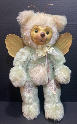 Robert Raikes Signed Flower Fairy  JADE MOHAIR BEAR Limited #37/225 Scarce