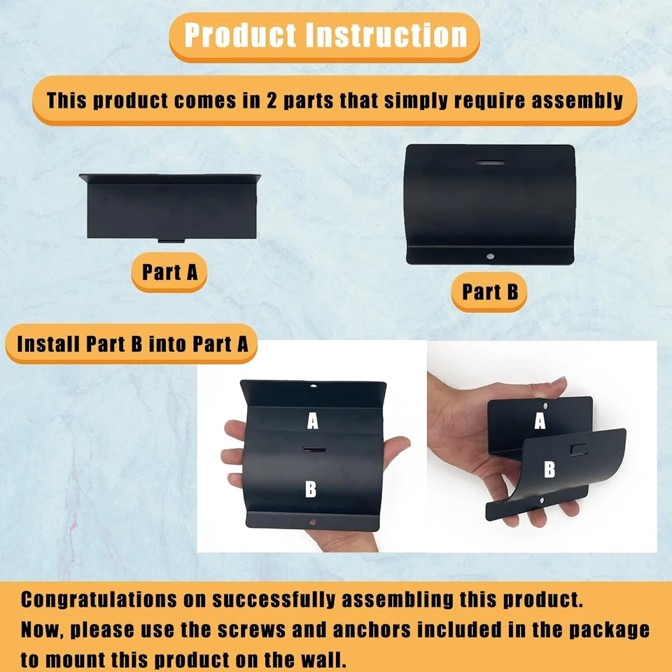 Percha de escalera de alta resistencia - Gancho de montaje en pared - Pared de garaje 4 P, negro Foto 3 de 4