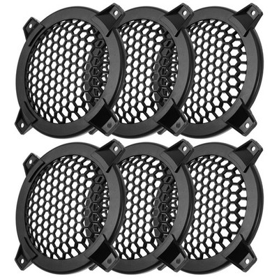  6 PCS Speaker Protective Grille Plastic Lightweight Decorative Mesh