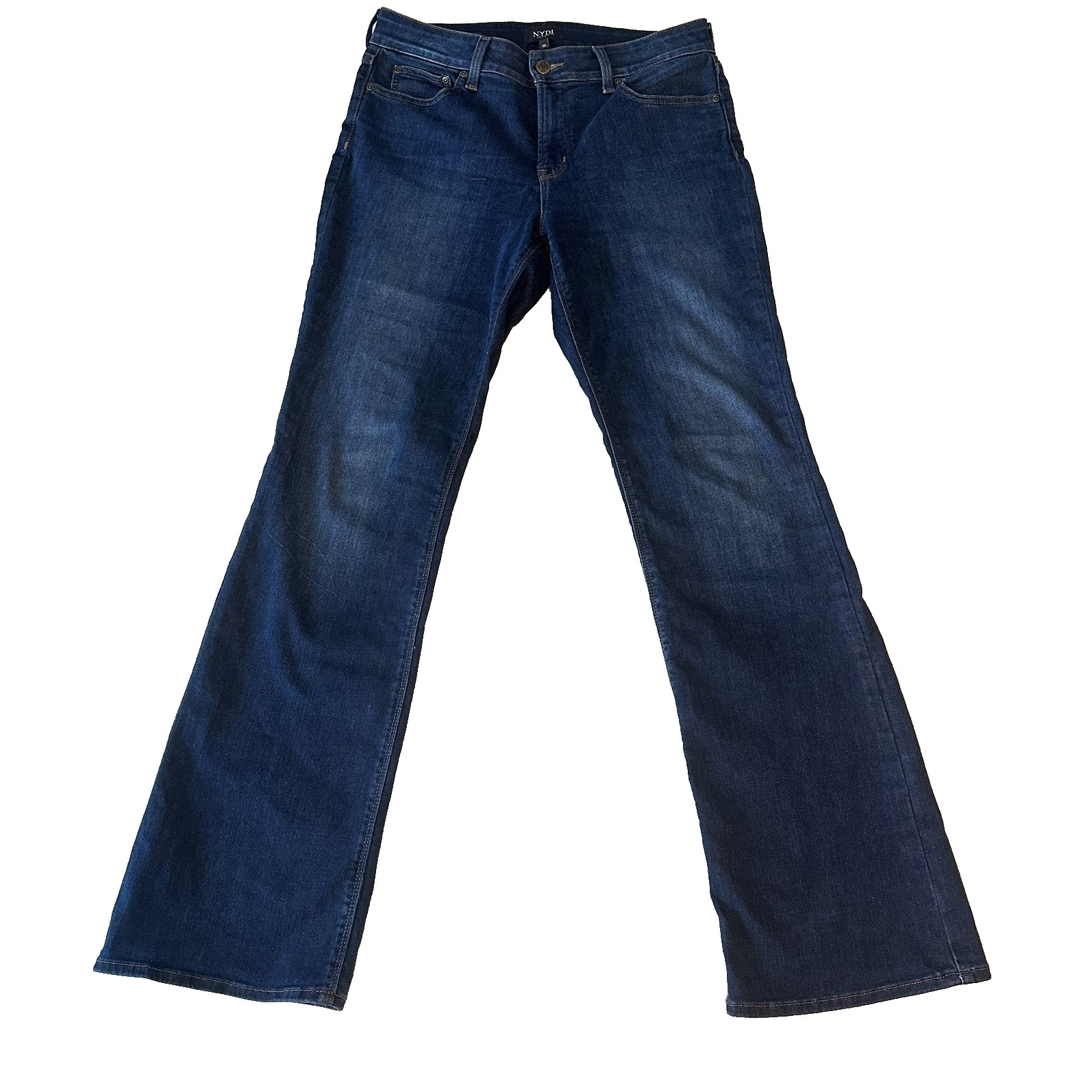 NYDJ Barbara Bootcut Jeans Women’s Size 10 Blue Denim Lift Tuck Stretch