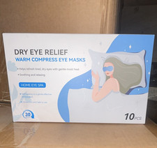 Self-Heating Warm Compress Eye Mask for Dry Eye Relief, Home Spa, 10 PCS