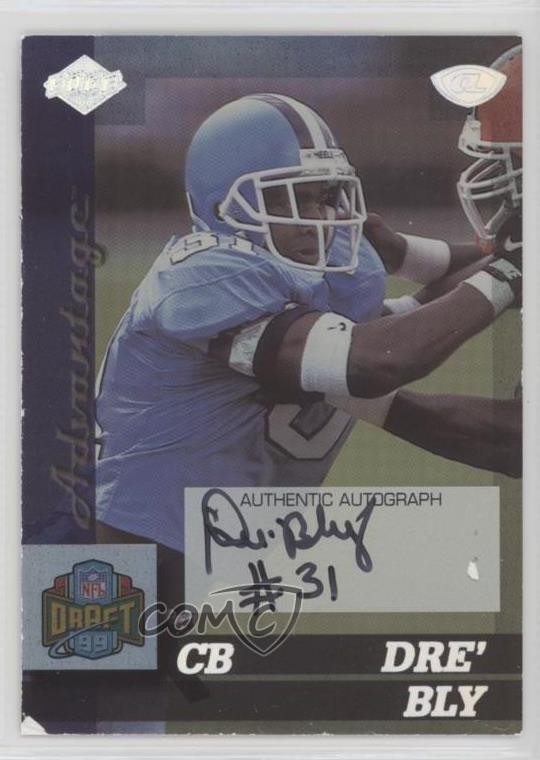 1999 Collector's Edge Advantage Rookie Auto Dre' Bly #156 Auto RC 7eo