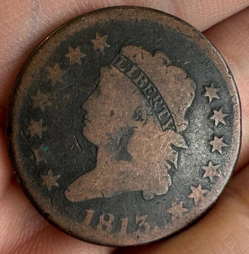 Pièce One Cent 1 United States Of America 1813