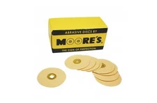 Moore's Paper Discs Brass Center Garnet Fine Grit 5/8" 50/Pk BC-58-GF