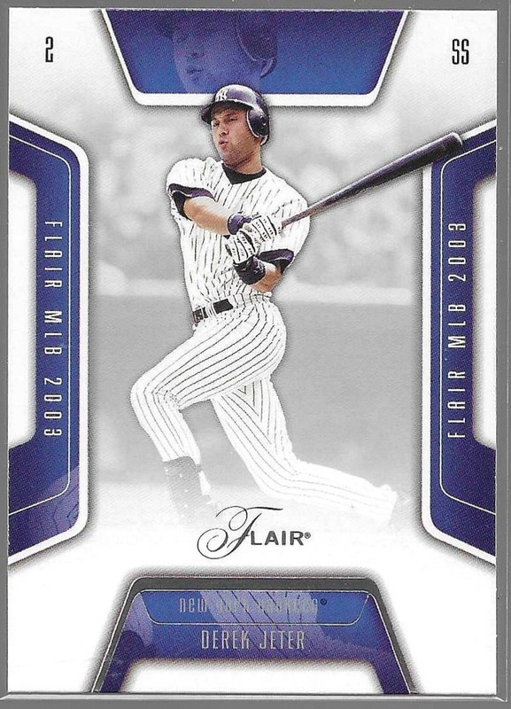 Derek Jeter 2003 Flair #2 NY Yankees HOF Baseball