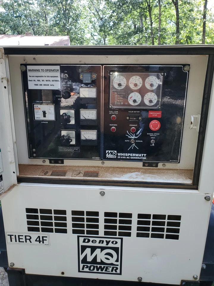 2018 MULTIQUIP WHISPERWATT 25 KVA 20 KW DIESEL GENERATOR DCA25SSIU4F - 3,962 HRS - Image 3 of 4