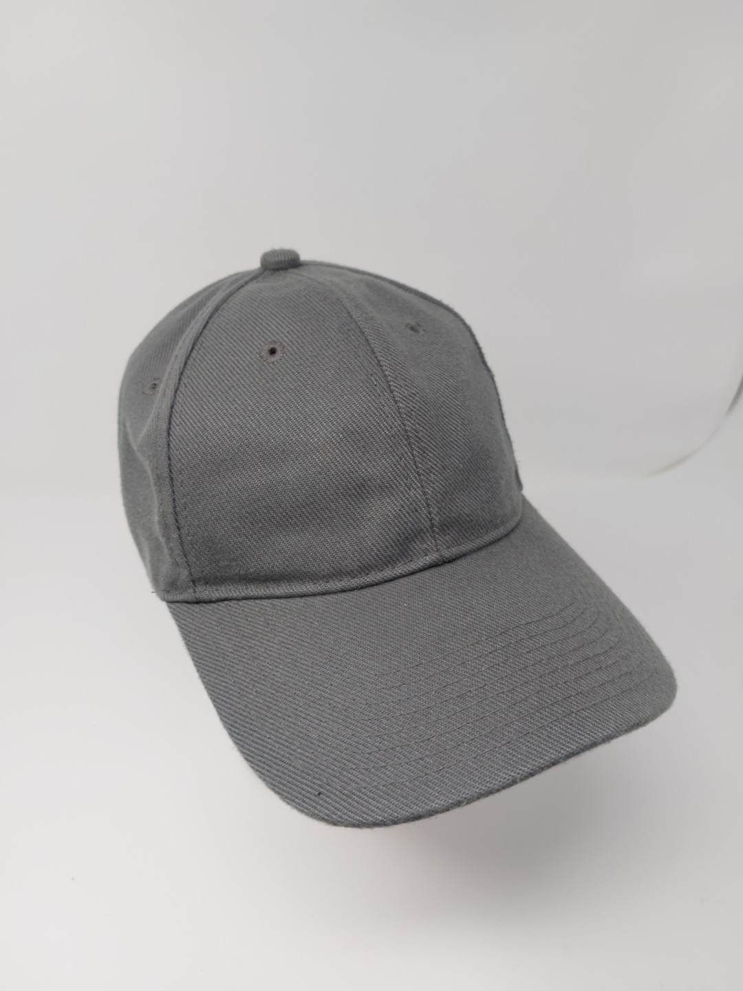 Gray Blank Strap Back Hat Adjustable Cap - image 3