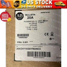 Allen-Bradley 20AD011A3AYNANC0 New AB 20AD011A3AYNANC0 Free Shipping US Free Tax
