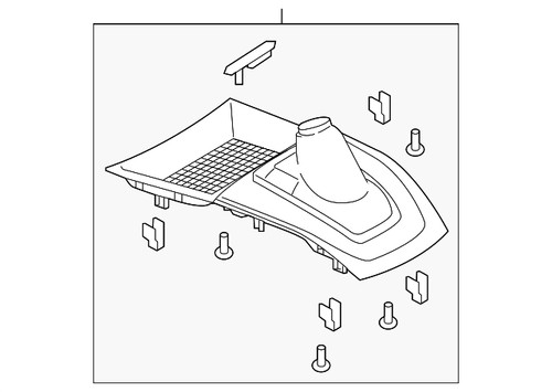 Genuine Nissan Finish Panel 96941-6FP2C
