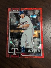 2026 TOPPS SERIES 1 JOSH SMITH RED HOLO FOIL /5 RANGERS SSP!!!