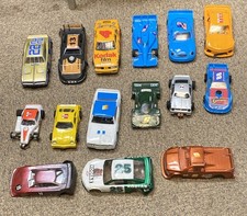 Lot of 12 Custom Slot Cars  3 Spare Bodies