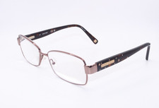NEW NINE WEST NW1021 250 BROWN TORT TEMPLES AUTHENTIC DESIGNER EYEGLASSES 54-15