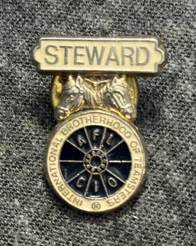 VTG IBT Teamsters Pin Union Steward - product listing photo