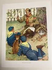 Norman Rockwell Boy Scout BSA 11”x14” Print “The Adventure Trail”