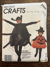 McCall's 3352 UNCUT Sewing Pattern, Pumpkin Spider Costumes, Adult Size 36-38