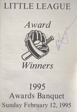 Ed Kranepool Signed 1995 Little League Program - IP Auto - Mets
