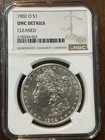 1902-O New Orleans Silver Morgan Dollar UNC Details Cleaned