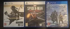 Sony Interactive Ghost of Tsushima, Spider-Man Miles Morales, God of War PS5/PS4