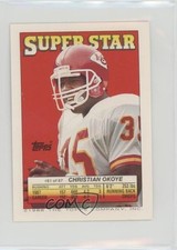 1988 Super Star Sticker Back Cards ( 135; 148) Christian Okoye Rick Donnelly 0q2