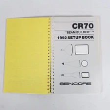 Sencore CR70 Beam Builder 1992 Setup Book