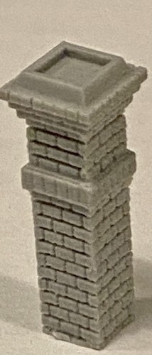Kit de paquete de 3 chimeneas Bar Mills modelos 02033 escala HO 1" de alto | Condition: New