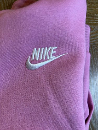 Girls Nike Zip Up Hoodie - Size Medium - Pink White Embroidery - Picture 5 of 5