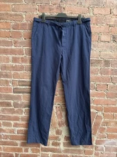 APC Men’s Belted Pants, Sz Large, Blue