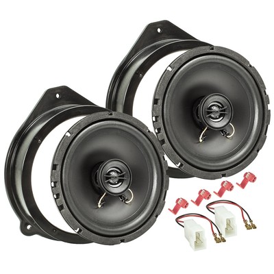 Lautsprecher Einbau Set passt für Audi A3 8P A4 B6 B7 A8 vorne 165mm Koaxial DIN