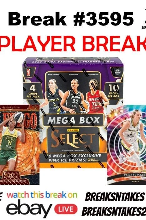 Break #3595: 2025 Panini Select WNBA Mega 5 CASE (100 BOX) Player Break