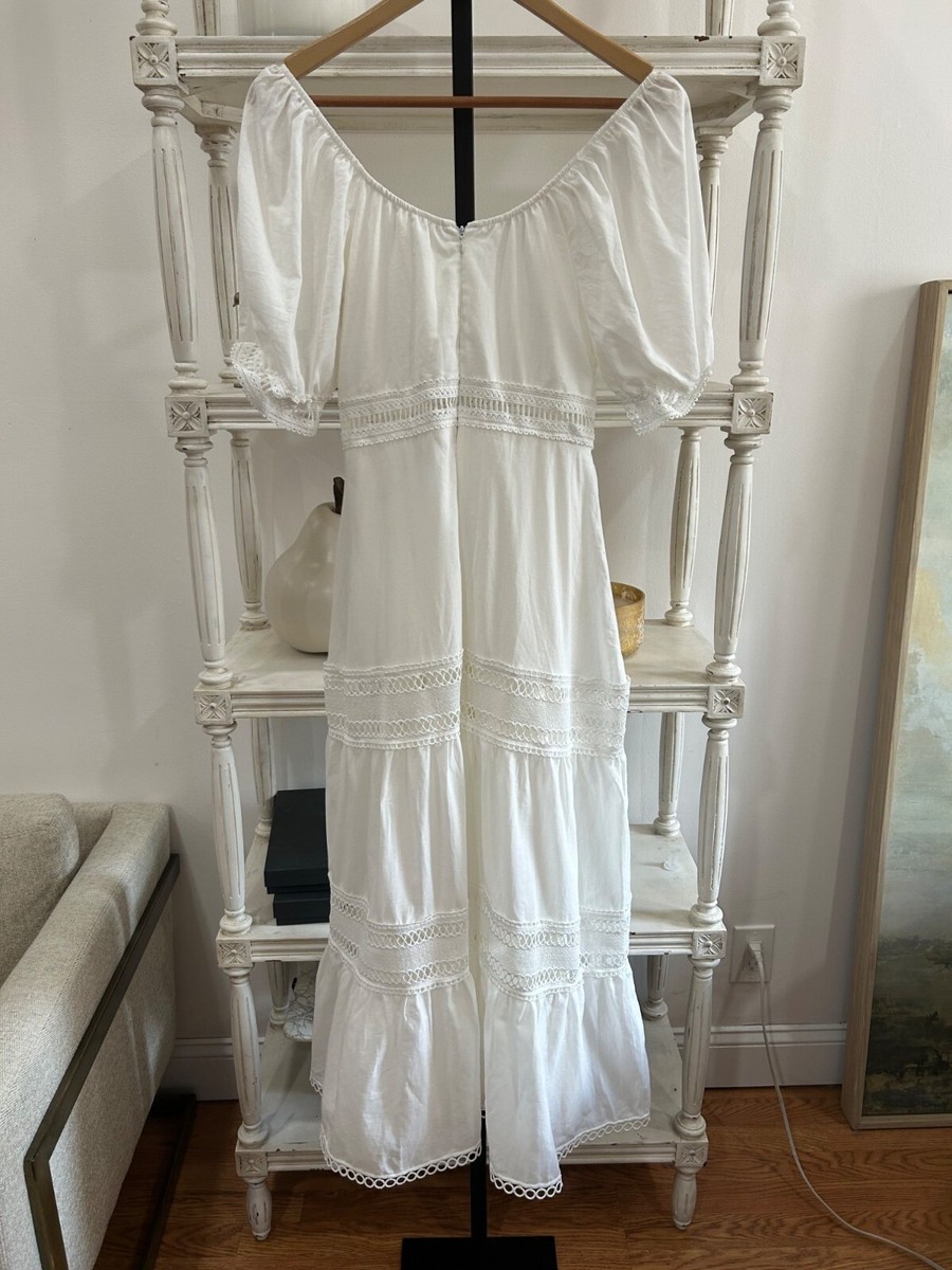 knee length dresses for ladies Peixoto Isabella Dress | White | Size M