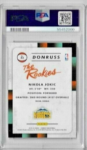 2015 Donruss The Rookies #43 Nikola Jokic PSA 9 RC | eBay